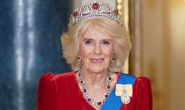 queen camilla at buckingham palace